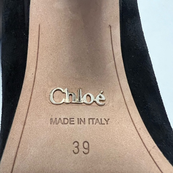 Chloe Oli Black Suede Pumps - Picture 12 of 16